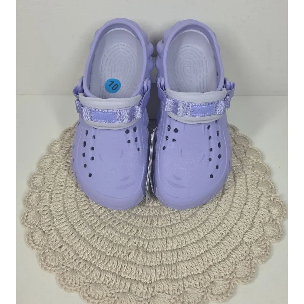 NEW CROCS ECHO CLOG WOMAN 10 MEN 8 Lavender COMFORT WATER RESISTANT LIGHTWEIGHT - Picture 6 of 15